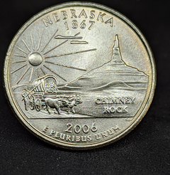 282 - Estados Unidos da América ¼ dólar, 2006 D