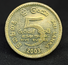 918 - Sri Lanka 5 rúpias, 2003 - 250 Anos da Tradição - Upasampada - comprar online