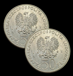 310 - Duas moedas FAO da Polônia - comprar online