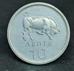 230 - Grécia 10 lepta, 1976