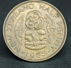 1096 - Nova Zelândia ½ pence, 1955