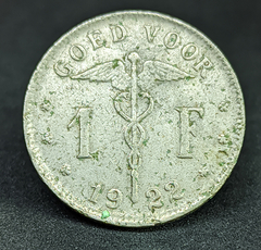393 - Bélgica 1 franco, 1922