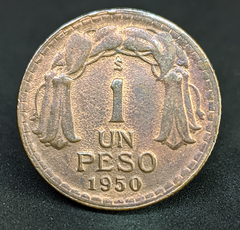 1031 - Chile 1 peso, 1950