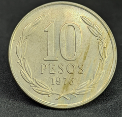 452 - Chile 10 pesos, 1976
