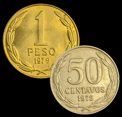 065 - Duas moedas do Chile