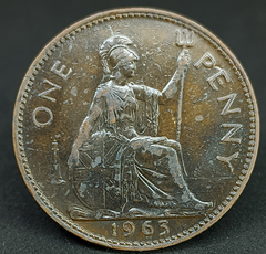 544 - Reino Unido 1 penny, 1963