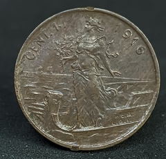 628 - Itália 1 centésimo, 1916