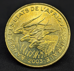 664 - África Central 25 francos, 2003 - comprar online