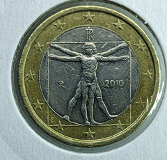 775 - Itália 1 euro, 2010 - Bimetálica