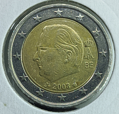 791 - Bélgica 2 euro, 2008 - Bimetálica