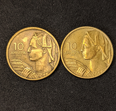 826 - Duas moedas da Iugoslávia