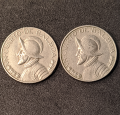 973 - Duas moedas do Panamá