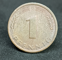 701 - Alemanha 1 pfennig, 1985 D Munique