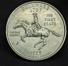 1393 - Estados Unidos ¼ dólar, 1999 P - Estado de Delaware