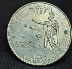 1511 - Estados Unidos ¼ dólar, 2008 P - Hawai