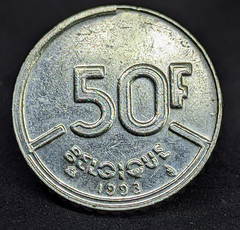 1989 - Bélgica 50 francos, 1993