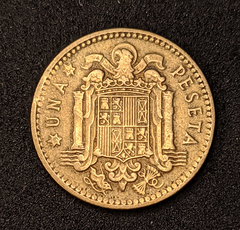 2493 - Espanha 1 peseta, 1963