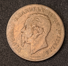 2599 - Itália 5 centésimos, 1861 - comprar online