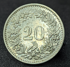 2670 - Suíça 20 rappen, 1975