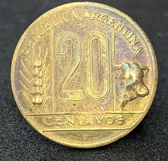 2690 - Argentina 20 centavos, 1949 - Com linda pátina