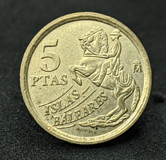 175 - Espanha 5 pesetas, 1997 - Ilhas Baleares