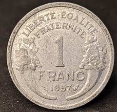 573 - França 1 franco, 1957