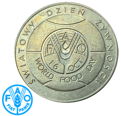 1385 - Polônia 50 zlotych, 1981 - FAO - Organização Alimentar e Agrícola das Nações Unidas