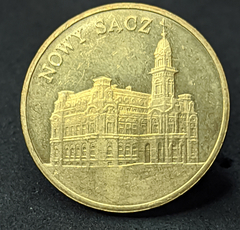 1387 - Polônia 2 zlote, 2006 - Cidades Históricas da Polónia - Nowy Sacz