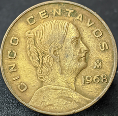 617 - México 5 centavos, 1968