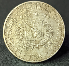 1921 - República Dominicana 25 centavos, 1986 - comprar online