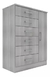 CHIFFONIER ORLANDI 90CM 6 CAJONES 1 PUERTA - comprar online