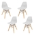 SILLA UNICAN EAMES BLANCO O NEGRO (X4)