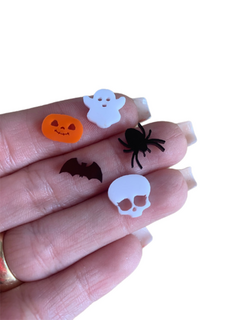 MIX MINI APLIQUES HALLOWENN - 50 UNIDADES SORTIDAS