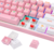 TECLADO REDRAGON FIZZ PRO K616 PINK / WHITE MECANICO - gamerzone