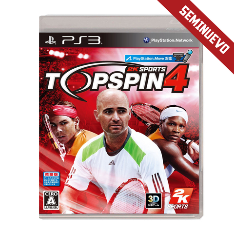 TOP SPIN 4 - PS3 FISICO USADO
