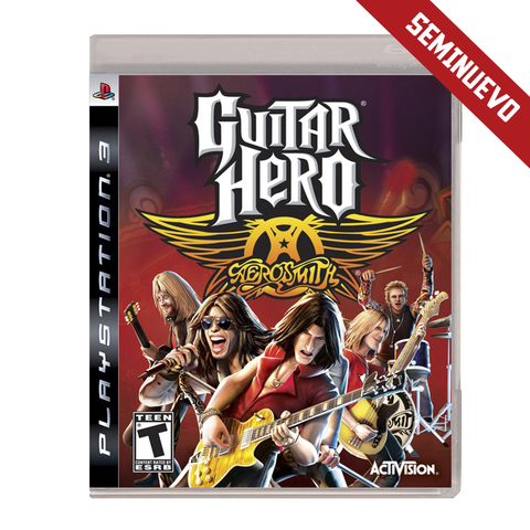 GUITAR HERO AEROSMITH - PS3 FISICO USADO