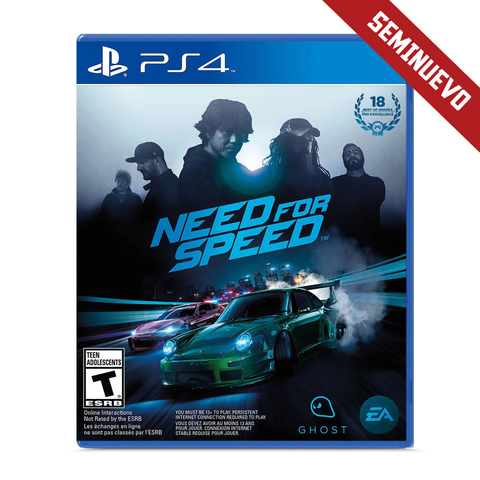 NEED FOR SPEED - PS4 FISICO USADO