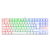 TECLADO REDRAGON KUMARA MECANICO - RGB BLANCO SWITCH BLUE - gamerzone