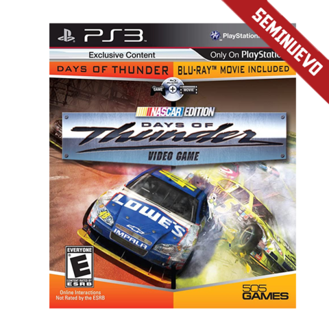 NASCAR DAYS OF THUNDER - PS3 FISICO USADO