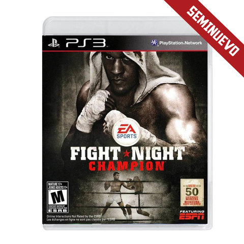 FIGHT NIGHT CHAMPION - PS3 FISICO USADO
