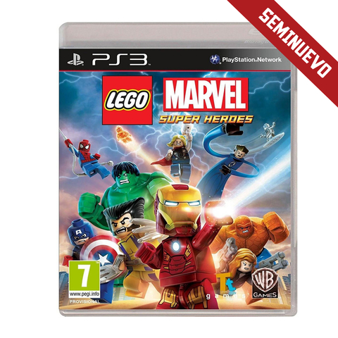 LEGO MARVEL SUPER HEROES - PS3 FISICO USADO