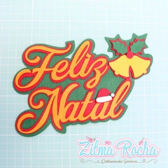 Aplique de Feliz Natal