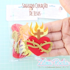 Sagrado Coração de Jesus - (Leia a Descrição) Curso Fofurices Bella Manu (Link para a compra do projeto na descrição do produto) - comprar online