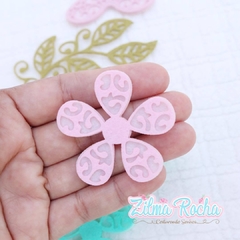 Flores Decoradas com 5 cm - Escolha a Cor Desejada