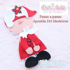 Recortes Decoração de Natal Bastidor - Apostila Dri Medeiros - ( Link para a compra da apostila na descrição ) - Escolha o modelo - Importante ler a descrição antes da compra na internet