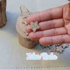 Estrelas em EVA com Glitter Diamante - comprar online