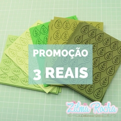 PROMOÇÃO!!! Folhas para destacar - Cartela com 30 unidades com 2 cm - Escolha a Cor - comprar online