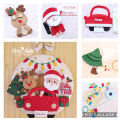 Recortes Decoração de Natal - Apostila Dri Medeiros - ( Link para a compra da apostila na descrição ) - Escolha o modelo - Importante ler a descrição antes da compra