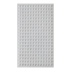 Cartela Pedra Adesiva Meia Pérola 6mm Branco - comprar online
