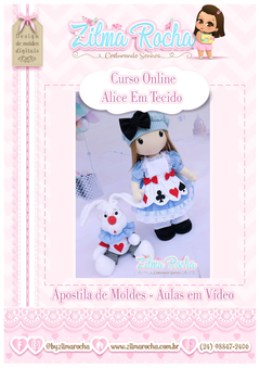 ALICE EM TECIDO - APOSTILA DE MOLDES DIGITAIS EM PDF